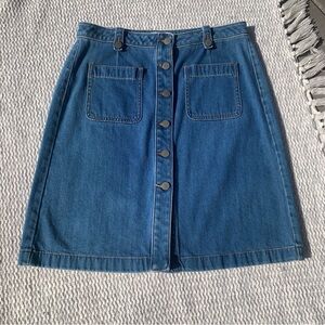 Ann Taylor Loft/Jean Skirt/Size 10